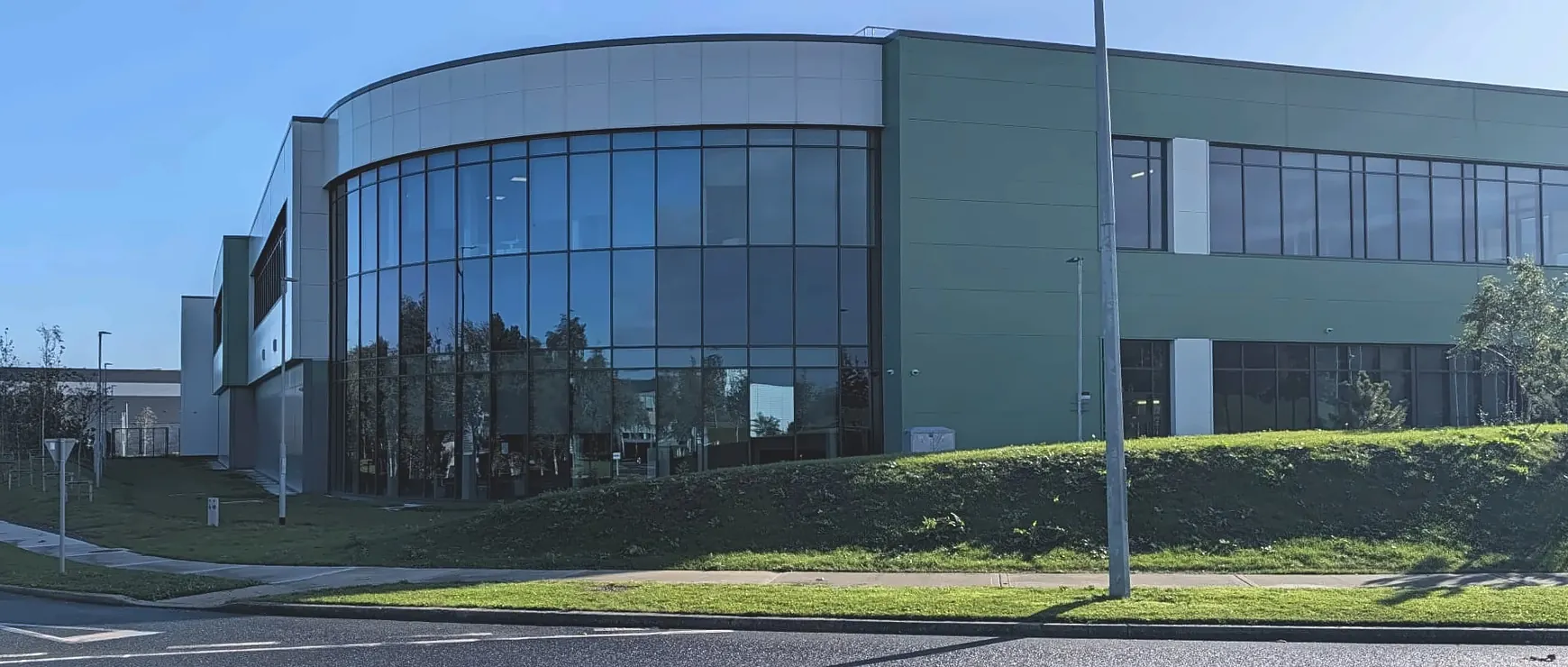 Exterior view of the Dublin project building.